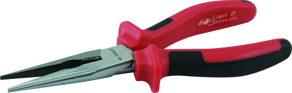 200mm 1000 Volt Long Nose  Pliers With Daiken Vde Standard Handles