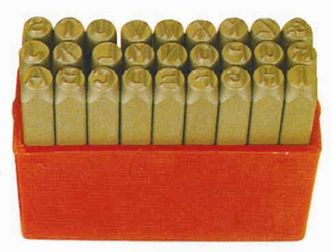 10.0mm Letter Punch Set 27 Piece