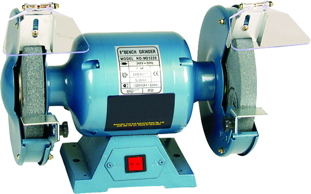 200mm X 25mm Bench Grinder, Single Phase 1 Hp