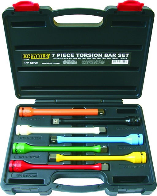 1/2-Inch Drive - 7 Piece Torsion Impact Extension Bar Set