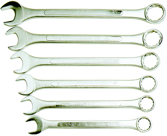 6 Piece Spanner Set, Jumbo, 1-3/8