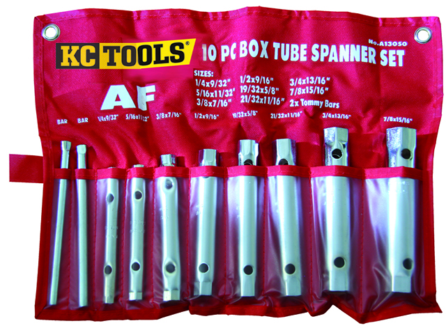 10 Piece Box / Tube Spanner Set AF