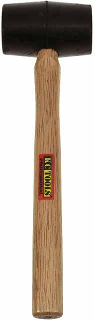 455G (16Oz) Rubber Mallet With Wooden Handle
